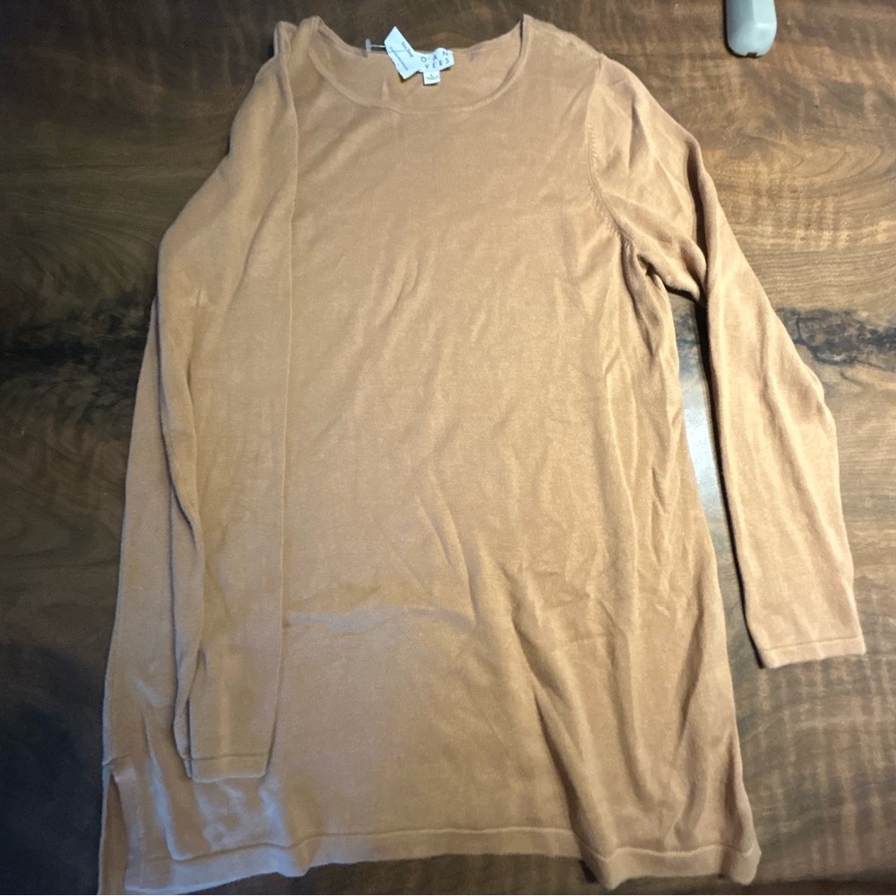 Joan Rivers Tan Knit Sweater
